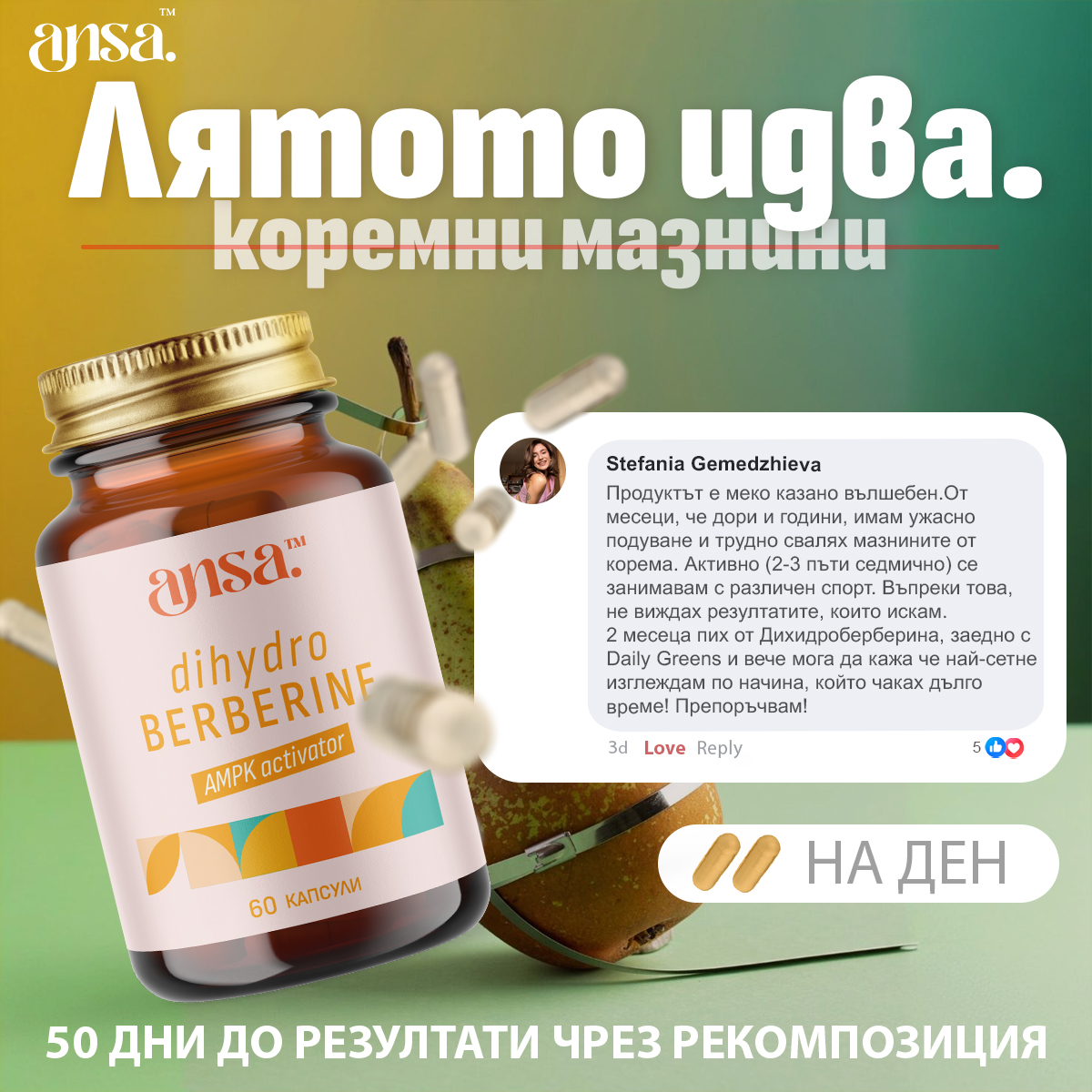 ansa™ – ДихидроБерберин – AMPK активатор – работещият Берберин